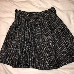 Girls Burberry Tweed Skirt
